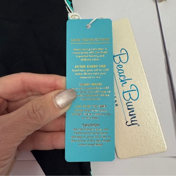 Beach Bunny Lex Bikini Set – Leopard Print Top S / Tango Bottom M – MSRP $215 - Picture 9 of 9